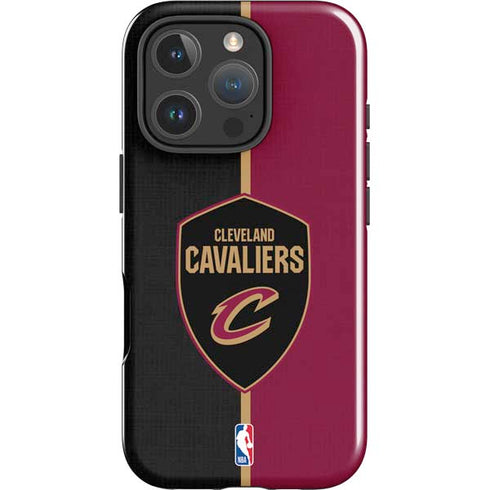 NBA Cleveland Cavaliers Canvas iPhone 16 Pro Max Impact Case